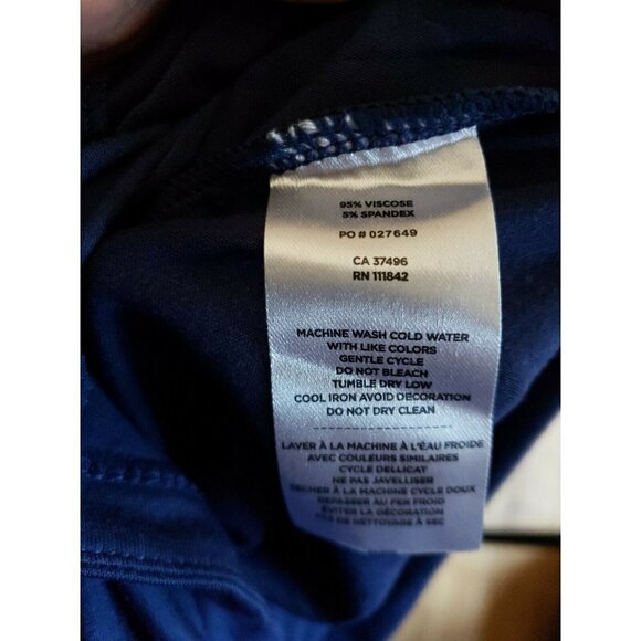 levelwear Womens New Navy Short Sleeve Activewear Top Small - Picture 7 of 7